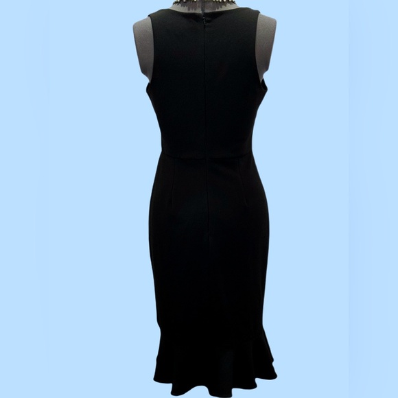 Betsy Johnson Bodycon Sleeveless Black Dress Size 2 - Picture 3 of 6